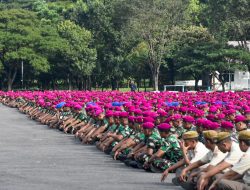 Jalin Kebersamaan, Prajurit Kolatmar Ikuti Halal Bihalal