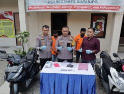 Polisi Berhasil Amankan Komplotan Curanmor 15 TKP di Surabaya dan Sidoarjo