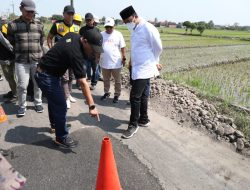 Pemkab Sidoarjo Rencanakan Beton dan Perlebar Jalan Penghubung Tiga Desa Kecamatan Wonoayu
