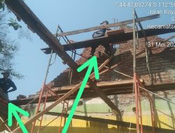 Rehab Ruang Kelas SDN 1 Sumberejo Diduga Pihak Pelaksana Mengabaikan Para Pekerja Tanpa Menggunakan K3