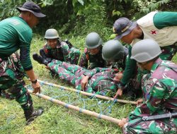 PRAJURIT PUSLATPURMAR-8 TELUK RATAI ASAH KEMAMPUAN DALAM BIDANG KESEHATAN LAPANGAN