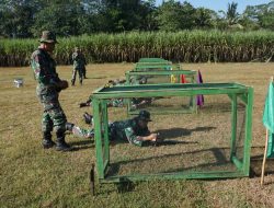 Kodim 0822 Bondowoso Gelar Latihan Menembak TW. II 2023
