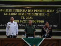Kodim 0822 Bondowoso Gelar Pembinaan Dan Pemberdayaan Keluarga Besar TNI