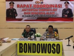 Dandim 0822 Bondowoso Hadiri Rakor Penanganan Karhutla Dan Bencana Alam