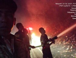 Si Jago Merah kembali Melahap Hutan Jati Produksi