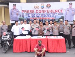 Pelaku Perampokan Berhasil Dibekuk Satreskrim Polres Bondowoso