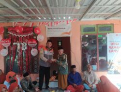PERINGATI HUT RI KE 78, PULUHAN LANSIA BINAAN RUMAH ZAKAT LAKSANAKAN UPACARA DAN TASYAKURAN