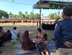 Upacara HUT Pramuka, Klinik PMI Kabupaten Jember Terjunkan Tim Medis dan Ambulans