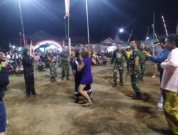 Koramil 0822/11 Tapen dan Kelompok Youtober Bos Muda,Ikut Memeriahkan HUT RI yang ke-78