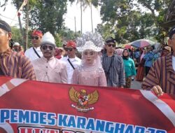 Pemdes Karangharjo Gelar Karnaval Umum Dalam Rangka HUT RI
