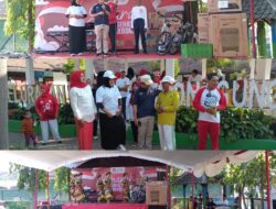 Semarakkan HUT RI Ke 78, Kelurahan Kebonagung Kota Pasuruan Ajak Masyarakat Jalan Sehat