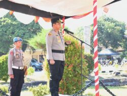 Polres Bondowoso menggelar apel gelar pasukan operasi zebra Semeru 2023