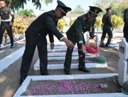 Jelang HUT TNI Ke-78, Prajurit Kodim 0822 Bondowoso Gelar Ziarah Nasional