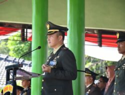 Dandim 0822 Bondowoso Pimpin Upacara Peringatan HUT TNI Ke-78