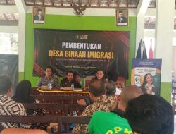 Kantor Imigrasi Kelas 1TPI Jember Gelar Sosialisasi Dukuh Dempok adalah Desa Binaan Imigrasi Pertama kali
