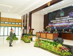 Pangdivif 2 Kostrad membuka Rapat Evaluasi Program Kerja dan Anggaran Divif 2 Kostrad TA 2023