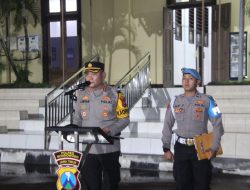 Polres Bondowoso Menggelar Apel Skala Besar Dalam Rangka Mengantisipasi Konvoi dan Perselisihan Perguruan Silat