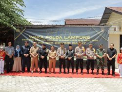 Dandim 0422/Lampung Barat Dampingi Polres Pesibar Terima Kunjungan Kerja Wakapolda Lampung