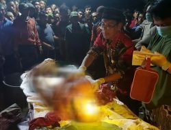 Babinsa Koramil 422/07 Batu Brak Bantu Evakuasi Penemuan Mayat