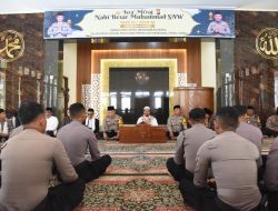 Polres Bondowoso Menggelar Isra Miraj dan Doa Bersama Untuk Pemilu 2024