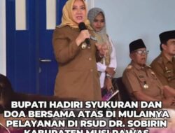 Pembukaan Operasional RSUD dr Sobirin oleh Hj.Ratna Machmud Bupati Kab Musi Rawas