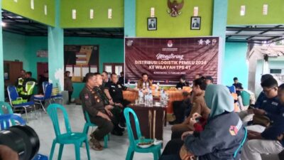 Forpimda Bondowoso bersama KPU dan Bawaslu Terjun Langsun Melakukan Monitoring ke TPS