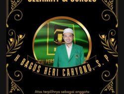 Selamat dan Sukses atas Terpilihnya H.Bagus Heri Cahyono S.P Sebagai DPRD dari Fraksi PPP Dapil 2