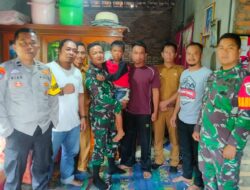 Babinsa Kodim 0422/Lampung Barat berhasil menemukan korban penculikan