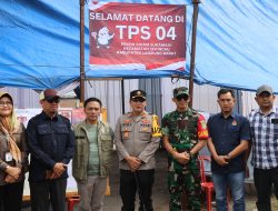Letkol Inf Rinto Wijaya Meninjau Langsung Pengamanan PSU di Pekon Giham Lampung Barat