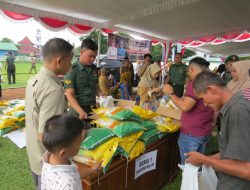 Kodim 0402/OKI Operasi Pasar Murah Program PERJAKA