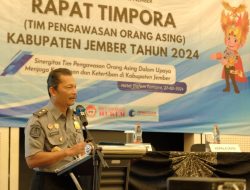 Wujud Sinergitas Satker Kementerian Hukum dan HAM Gelar Rapat Tugas Tim Pengawasan Orang Asing (Tim Pora) di Kabupaten Jember