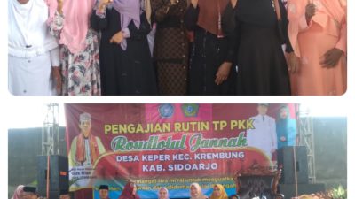 Ning Sasha Hadiri Pengajian Rutin PKK Roudlotul Jannah Desa Keper