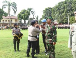 Polres Bondowoso menggelar apel gelar pasukan operasi keselamatan Semeru 2024