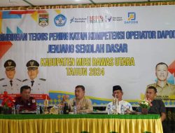 Dinas Pendidikan Kabupaten Muratara melaksanakan Bimbingan Teknis (Bimtek) terhadap Operator Dapodik SD dan SMP