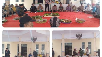 Ruwah Desa Kebonagung Porong, Adakan Tumpeng Bersama dan Pagelaran Seni Budaya Wayang Kulit