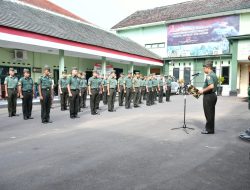Kegiatan Rutin Apel Pagi Kodim 0822 Bondowoso Di Bulan Suci Ramadhan