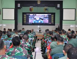 Kodim 0822/Bondowoso Ikuti Vcond Dalam Rangka Mendukung Hanpangan Nasional