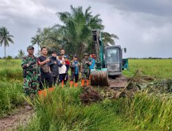 Kodim 0402/OKI Optimasi Lahan Rawa Untuk Tingkatkan Kesejahteraan Masyarakat