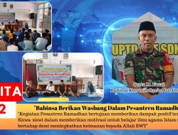 Pesantren Ramadhan, Sertu Fauzi Berikan Wawasan Kebangsaan