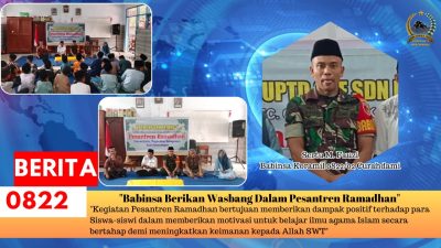 Pesantren Ramadhan, Sertu Fauzi Berikan Wawasan Kebangsaan