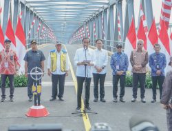 Polresta Pontianak Amankan Kegiatan Presiden Jokowi Resmikan Duplikasi Jembatan Kapuas 1 Dipontianak