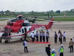 249 Personil Polres Kubu Raya Amankan Jalur Kedatangan dan Kepulangan Presiden RI
