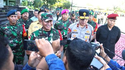 Pangdam Tanjungpura Pimpin Apel Gelar Pasukan PAM VVIP Kunjungan Kerja Wakil Presiden RI