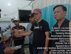 IWB Kunjungi Rekan Sesama Media di Rumah Sakit di Genteng, Sebagai Bentuk Solidaritas dan Pemberian Bantuan Sembako
