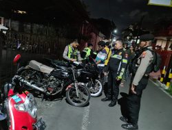 Ramadhan Kondusif, Tim “Pos Onta” Malang Kota Amankan Puluhan Motor Balap Liar