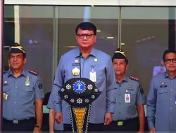 Kalapas Bersama Jajarannya Ikuti Apel Virtual Dalam Kesiapan Pengamanan Hari Raya Idul Fitri