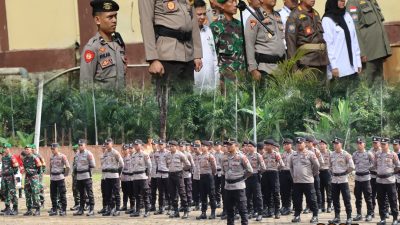 Gelar Pasukan Operasi Ketupat Musi 2024 di Kabupaten Muratara