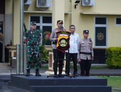 Amankan Mudik, Polres OKI Gelar Pasukan Operasi Ketupat 2024