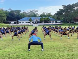Ukur Kemampuan Fisik, Tamtama Remaja Korps Marinir Angkatan LXIII/1 Laksanakan Samapta