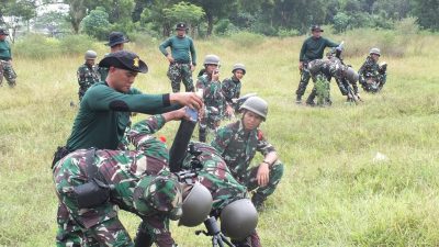 Bintara Remaja Korps Marinir Asah Kemampuan Menembak Mortir